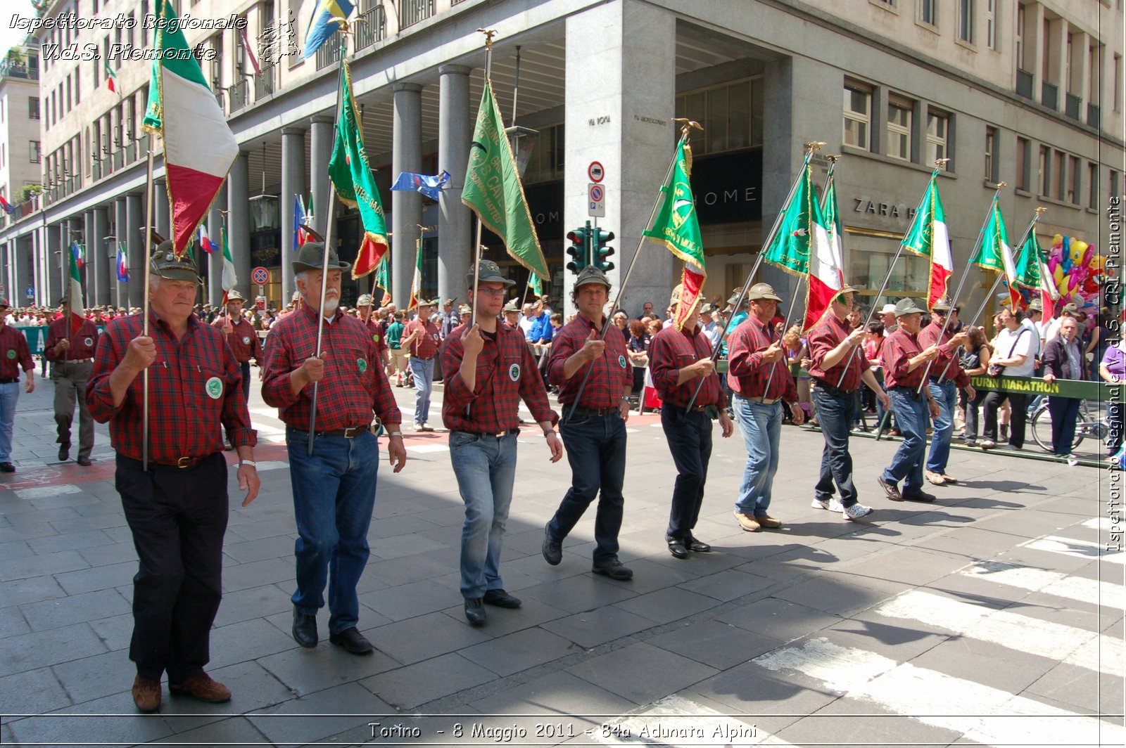 Torino  - 8 Maggio 2011 - 84a Adunata Nazionale Alpini -  Croce Rossa Italiana - Ispettorato Regionale Volontari del Soccorso Piemonte