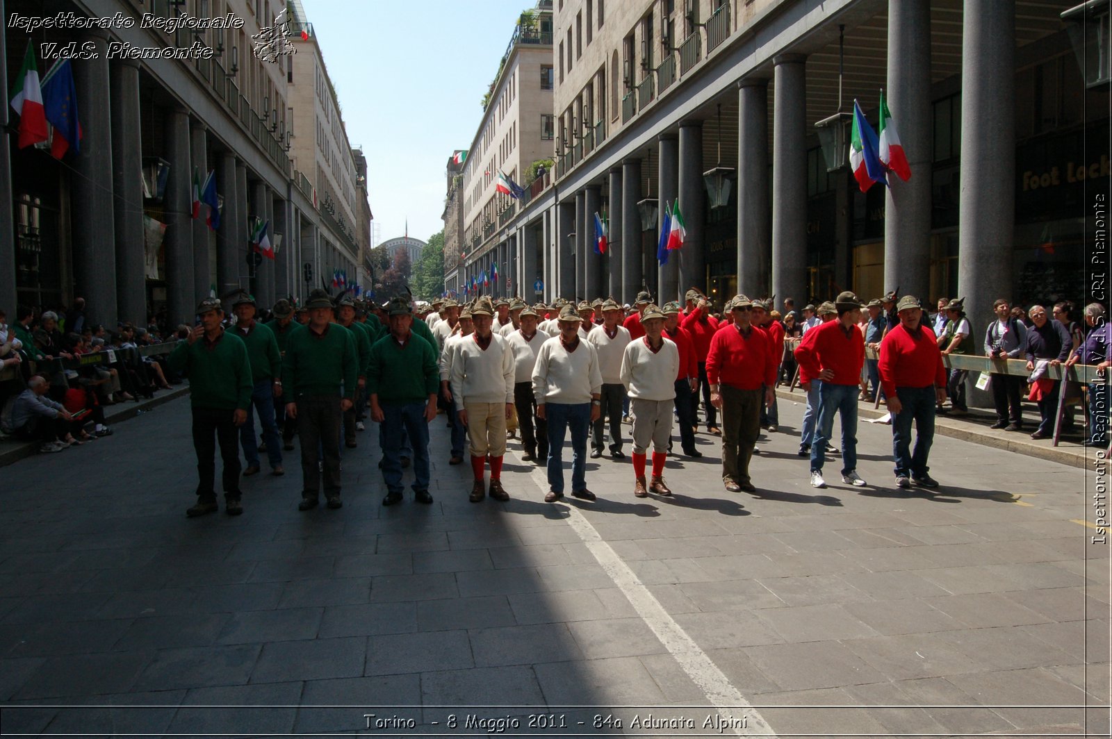Torino  - 8 Maggio 2011 - 84a Adunata Nazionale Alpini -  Croce Rossa Italiana - Ispettorato Regionale Volontari del Soccorso Piemonte