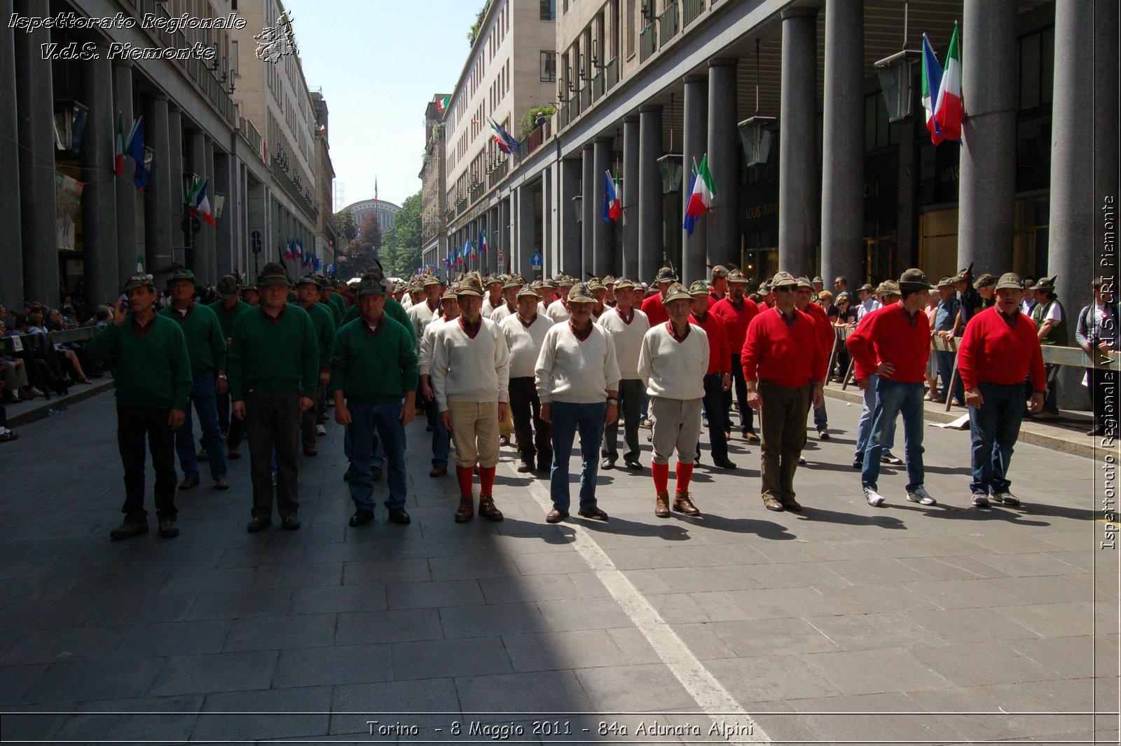 Torino  - 8 Maggio 2011 - 84a Adunata Nazionale Alpini -  Croce Rossa Italiana - Ispettorato Regionale Volontari del Soccorso Piemonte