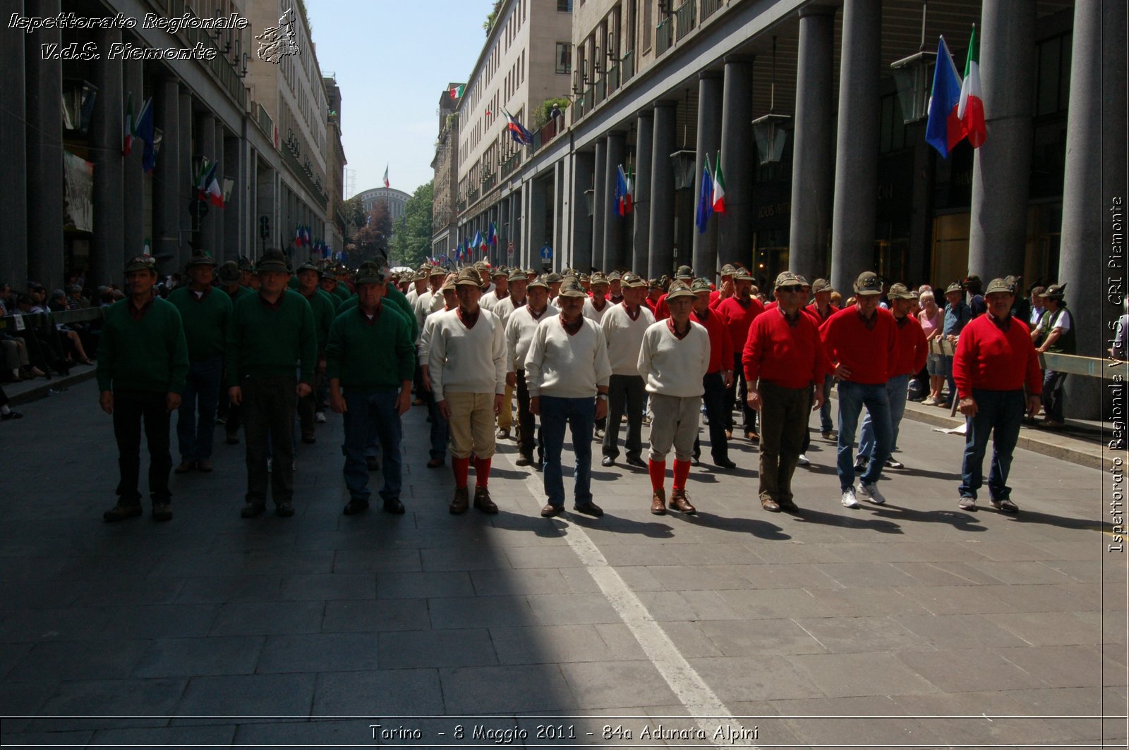 Torino  - 8 Maggio 2011 - 84a Adunata Nazionale Alpini -  Croce Rossa Italiana - Ispettorato Regionale Volontari del Soccorso Piemonte