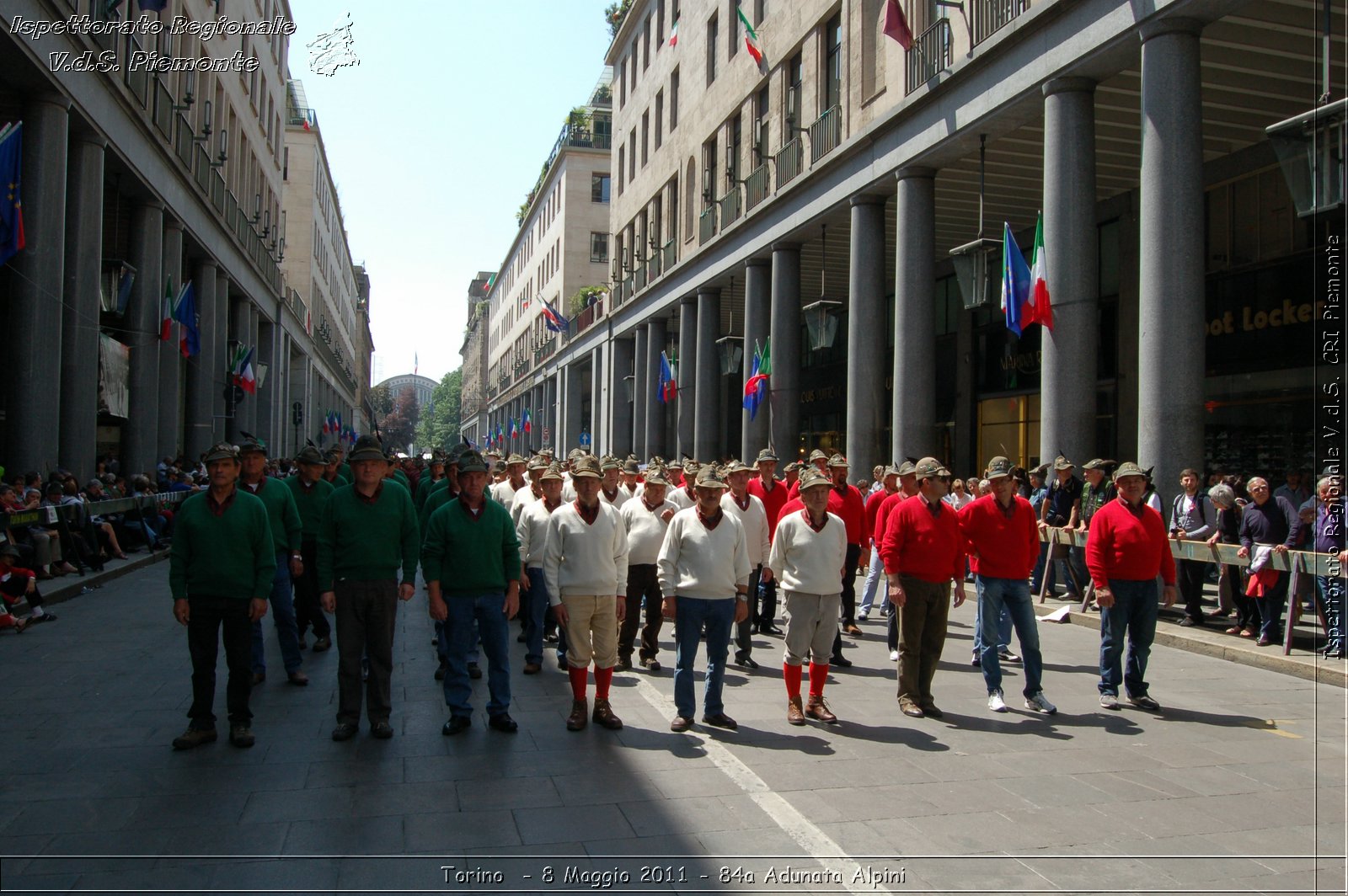 Torino  - 8 Maggio 2011 - 84a Adunata Nazionale Alpini -  Croce Rossa Italiana - Ispettorato Regionale Volontari del Soccorso Piemonte