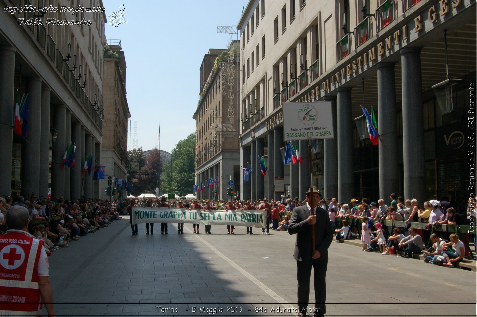 Torino  - 8 Maggio 2011 - 84a Adunata Nazionale Alpini -  Croce Rossa Italiana - Ispettorato Regionale Volontari del Soccorso Piemonte