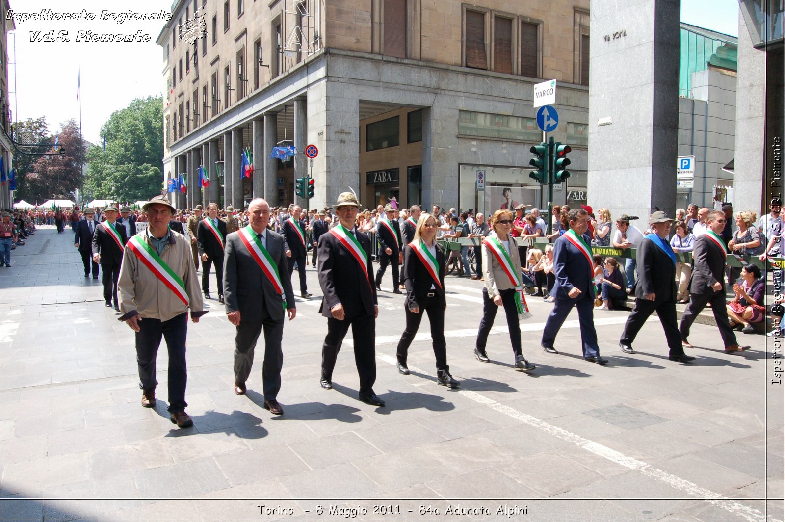 Torino  - 8 Maggio 2011 - 84a Adunata Nazionale Alpini -  Croce Rossa Italiana - Ispettorato Regionale Volontari del Soccorso Piemonte