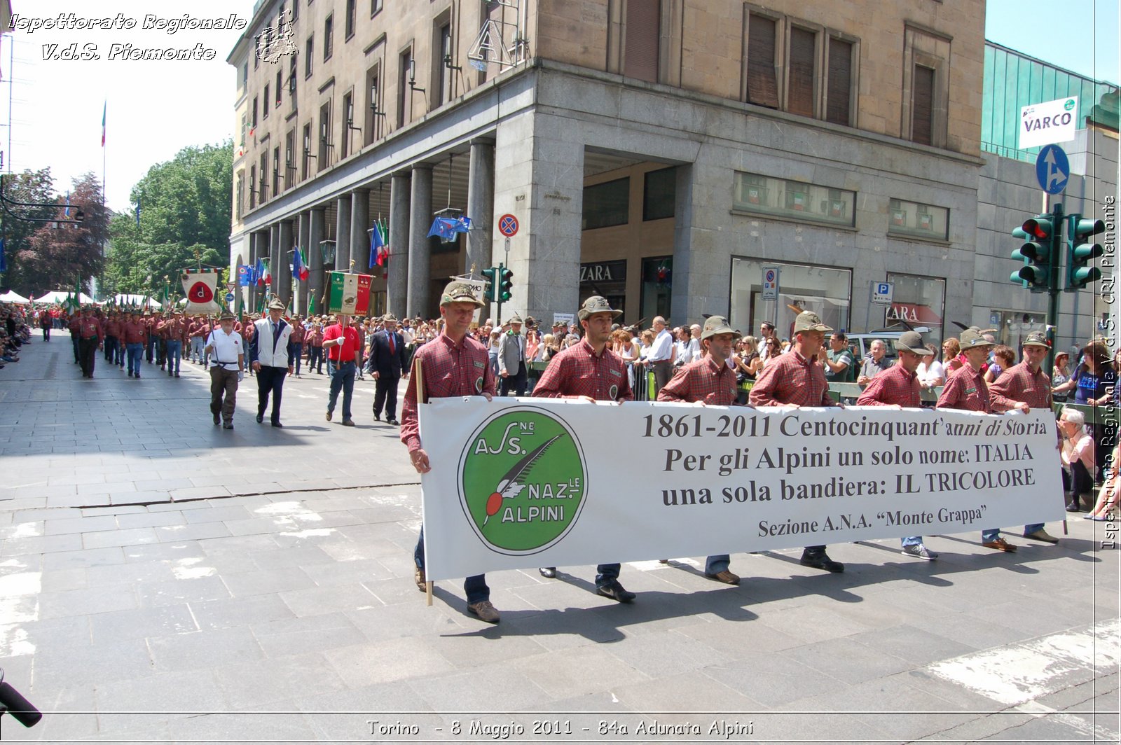 Torino  - 8 Maggio 2011 - 84a Adunata Nazionale Alpini -  Croce Rossa Italiana - Ispettorato Regionale Volontari del Soccorso Piemonte