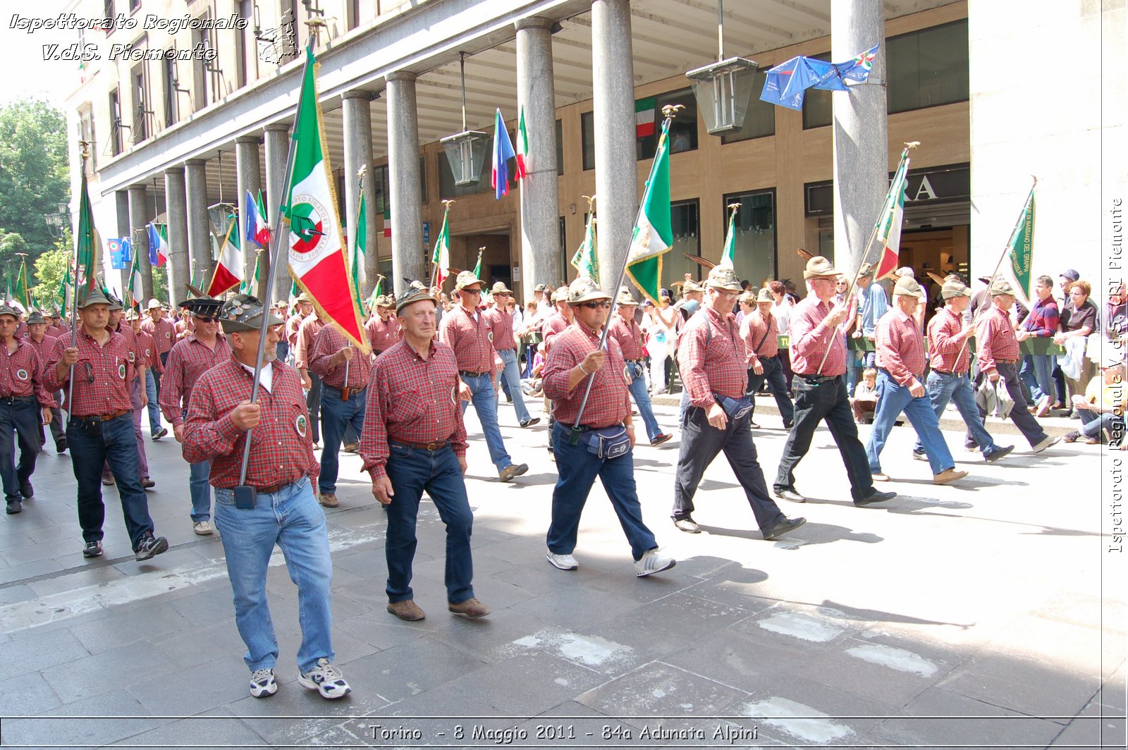 Torino  - 8 Maggio 2011 - 84a Adunata Nazionale Alpini -  Croce Rossa Italiana - Ispettorato Regionale Volontari del Soccorso Piemonte