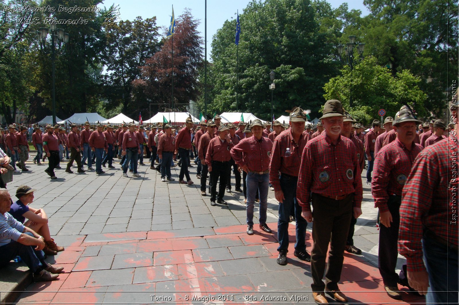 Torino  - 8 Maggio 2011 - 84a Adunata Nazionale Alpini -  Croce Rossa Italiana - Ispettorato Regionale Volontari del Soccorso Piemonte