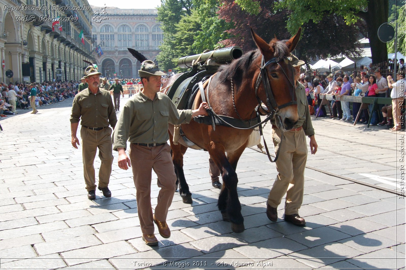 Torino  - 8 Maggio 2011 - 84a Adunata Nazionale Alpini -  Croce Rossa Italiana - Ispettorato Regionale Volontari del Soccorso Piemonte