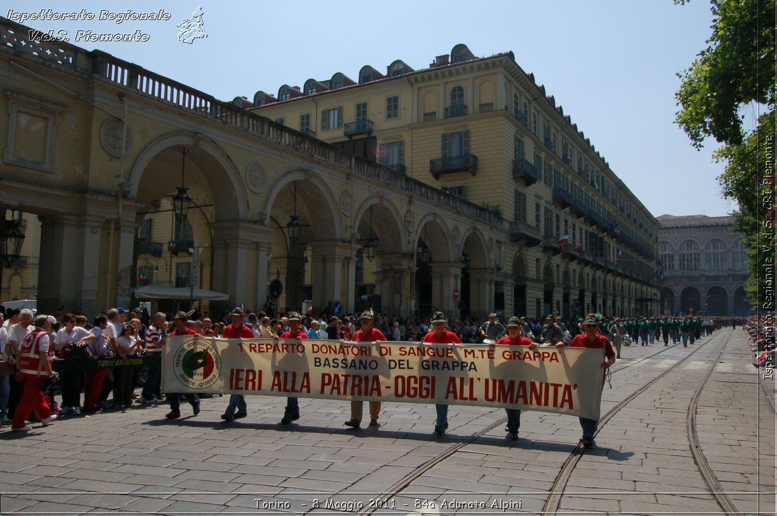Torino  - 8 Maggio 2011 - 84a Adunata Nazionale Alpini -  Croce Rossa Italiana - Ispettorato Regionale Volontari del Soccorso Piemonte