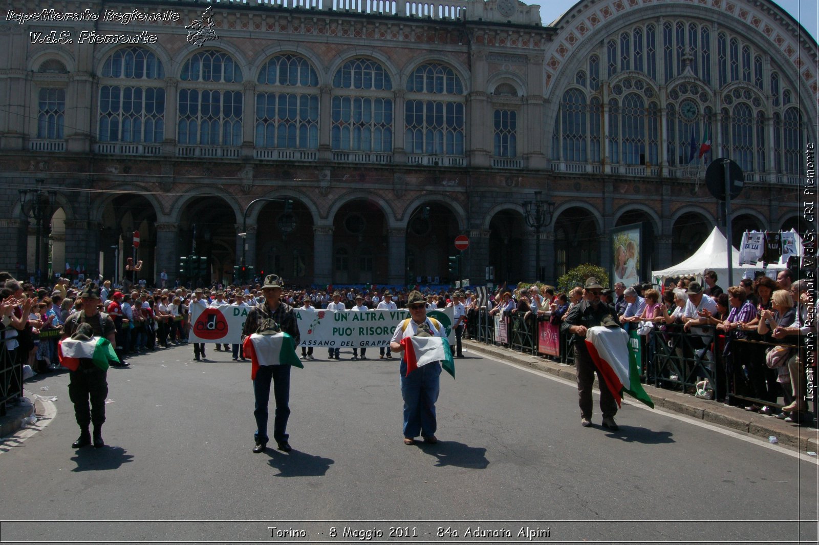 Torino  - 8 Maggio 2011 - 84a Adunata Nazionale Alpini -  Croce Rossa Italiana - Ispettorato Regionale Volontari del Soccorso Piemonte
