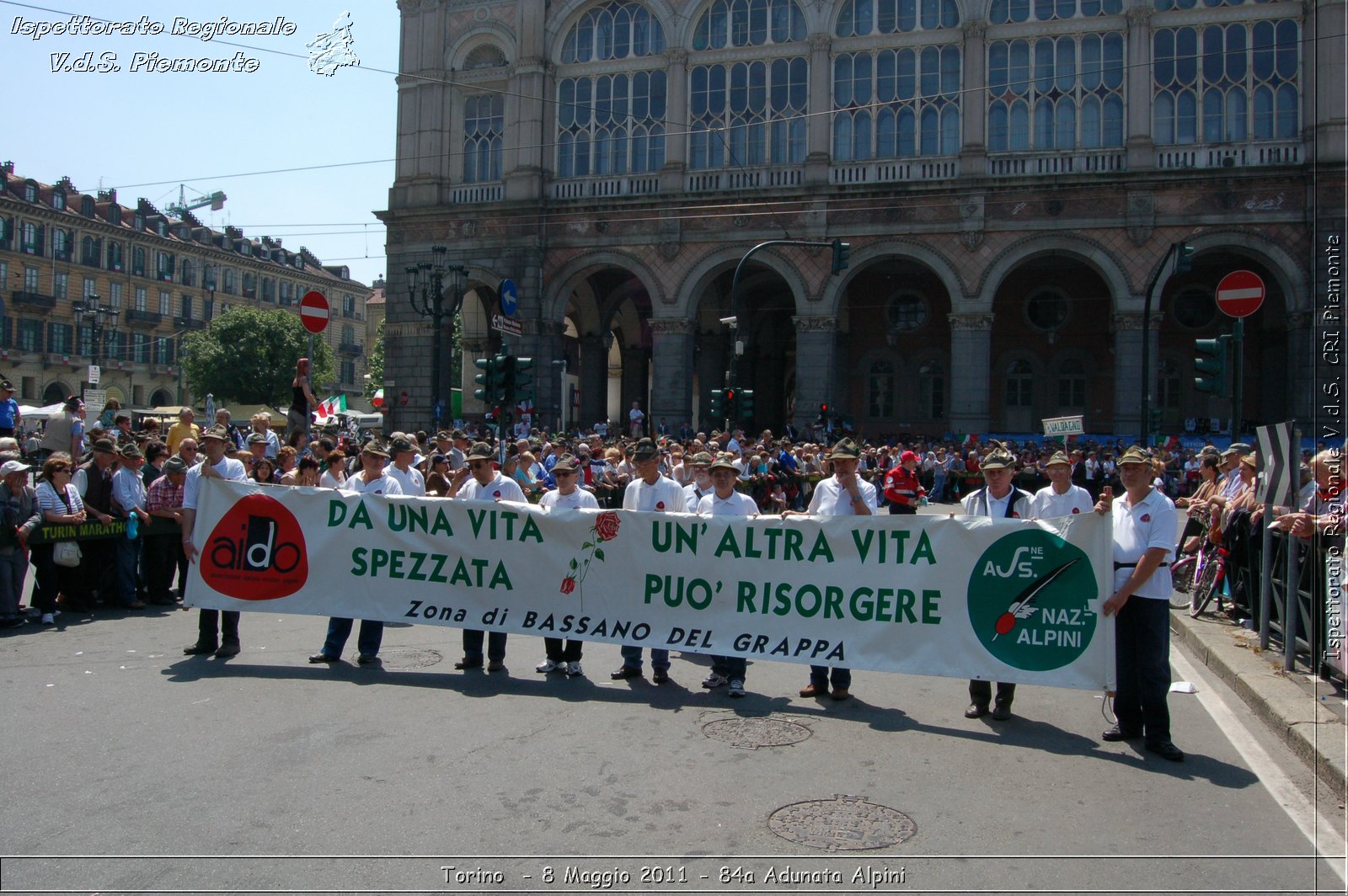 Torino  - 8 Maggio 2011 - 84a Adunata Nazionale Alpini -  Croce Rossa Italiana - Ispettorato Regionale Volontari del Soccorso Piemonte