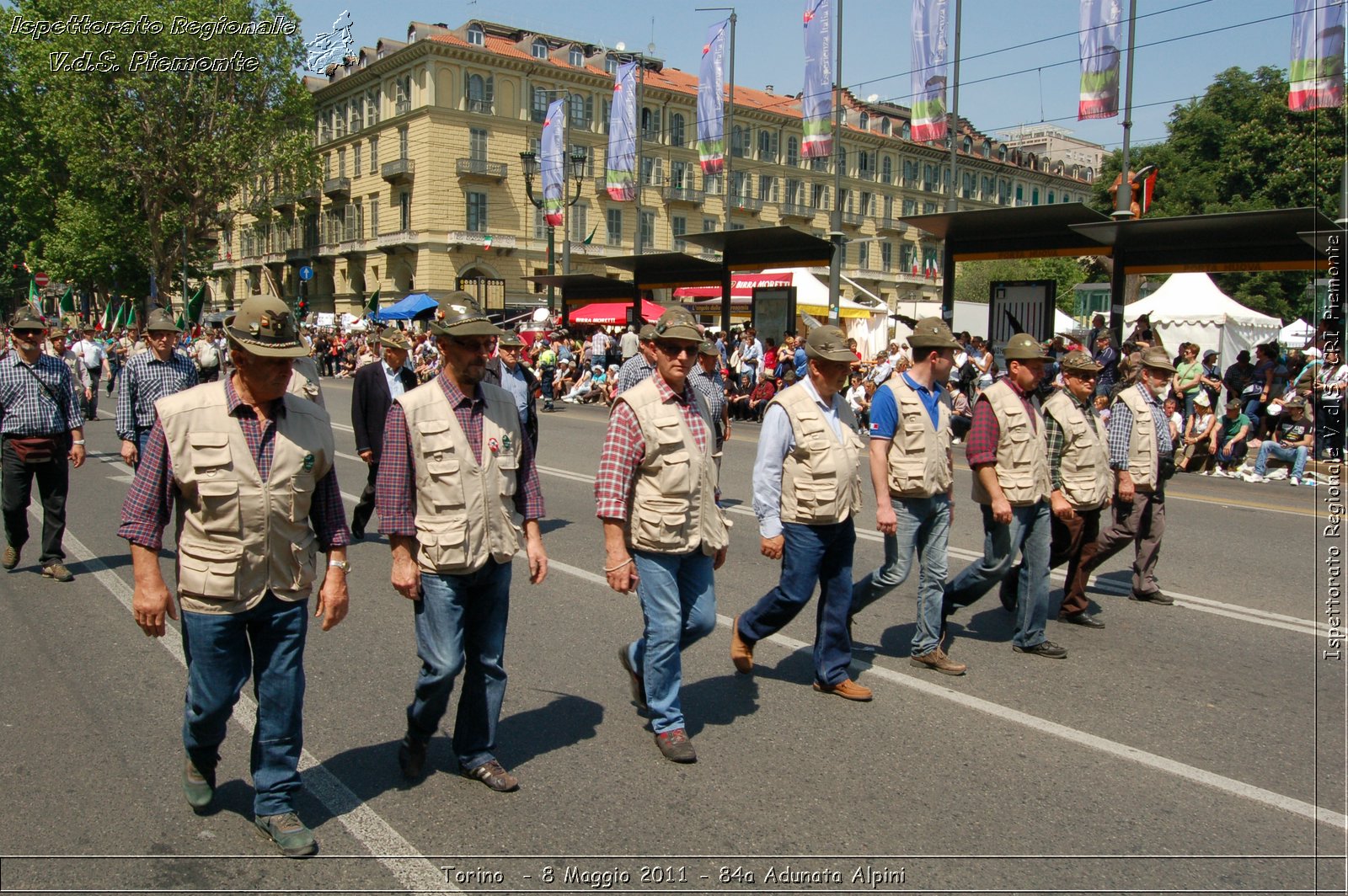 Torino  - 8 Maggio 2011 - 84a Adunata Nazionale Alpini -  Croce Rossa Italiana - Ispettorato Regionale Volontari del Soccorso Piemonte