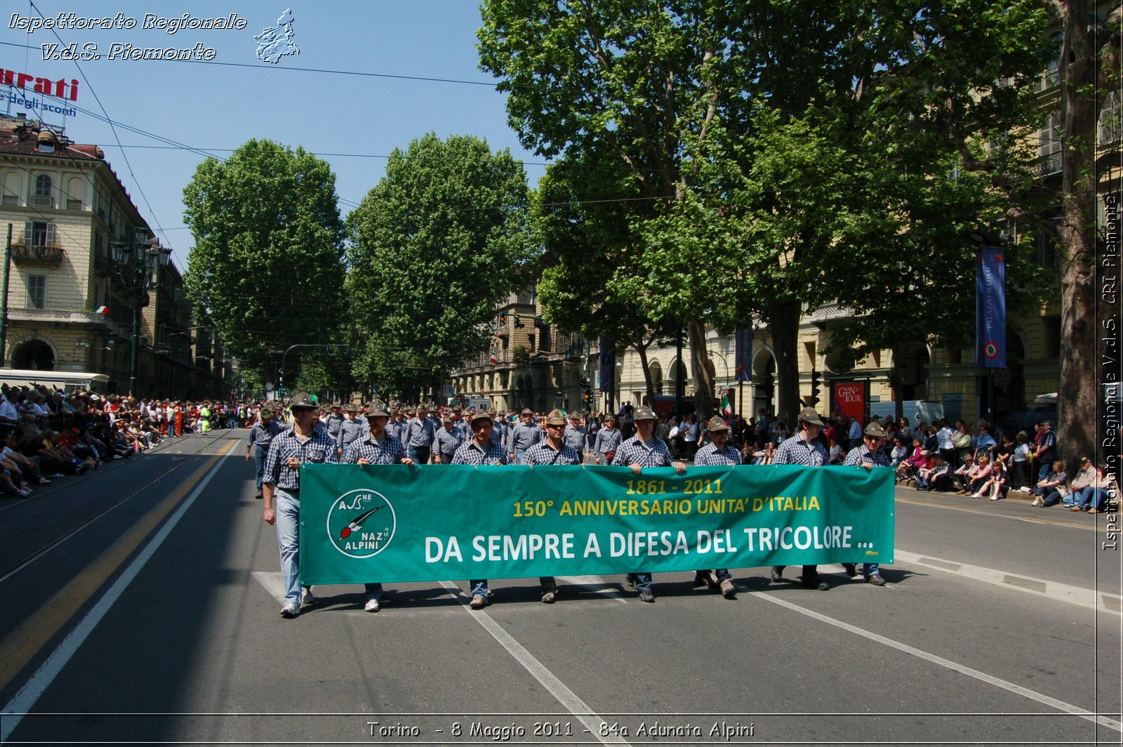 Torino  - 8 Maggio 2011 - 84a Adunata Nazionale Alpini -  Croce Rossa Italiana - Ispettorato Regionale Volontari del Soccorso Piemonte