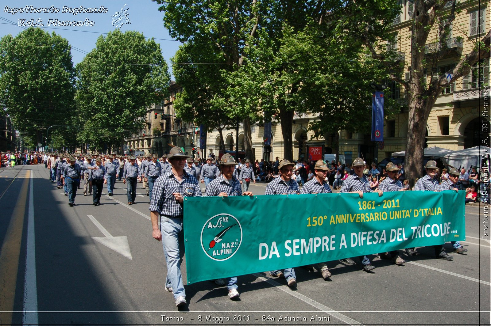 Torino  - 8 Maggio 2011 - 84a Adunata Nazionale Alpini -  Croce Rossa Italiana - Ispettorato Regionale Volontari del Soccorso Piemonte