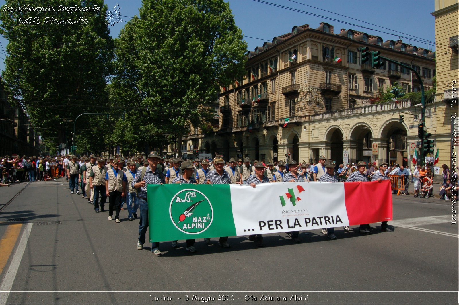 Torino  - 8 Maggio 2011 - 84a Adunata Nazionale Alpini -  Croce Rossa Italiana - Ispettorato Regionale Volontari del Soccorso Piemonte
