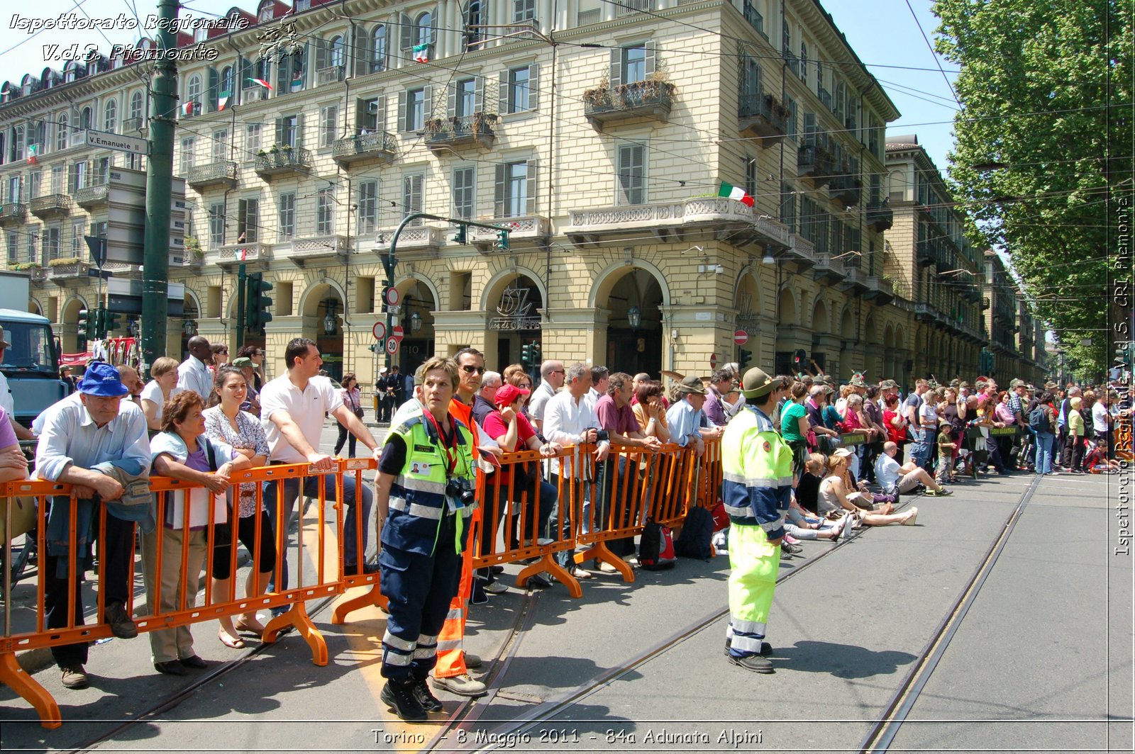 Torino  - 8 Maggio 2011 - 84a Adunata Nazionale Alpini -  Croce Rossa Italiana - Ispettorato Regionale Volontari del Soccorso Piemonte