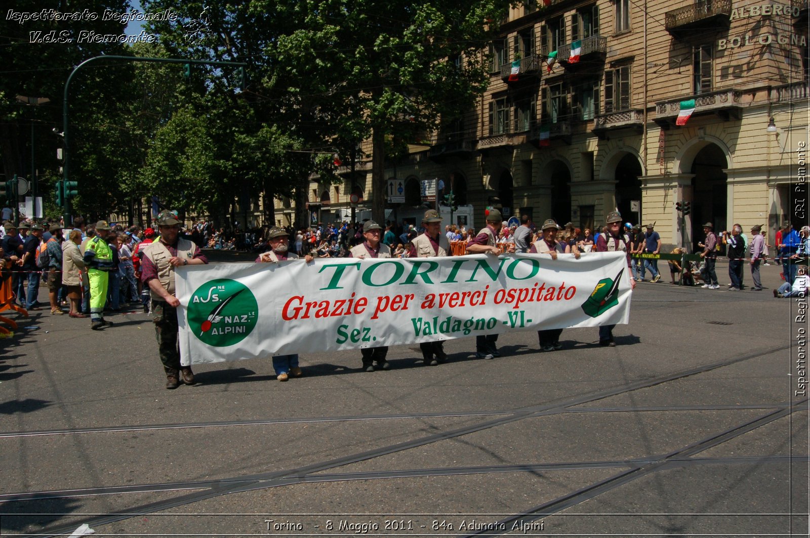 Torino  - 8 Maggio 2011 - 84a Adunata Nazionale Alpini -  Croce Rossa Italiana - Ispettorato Regionale Volontari del Soccorso Piemonte