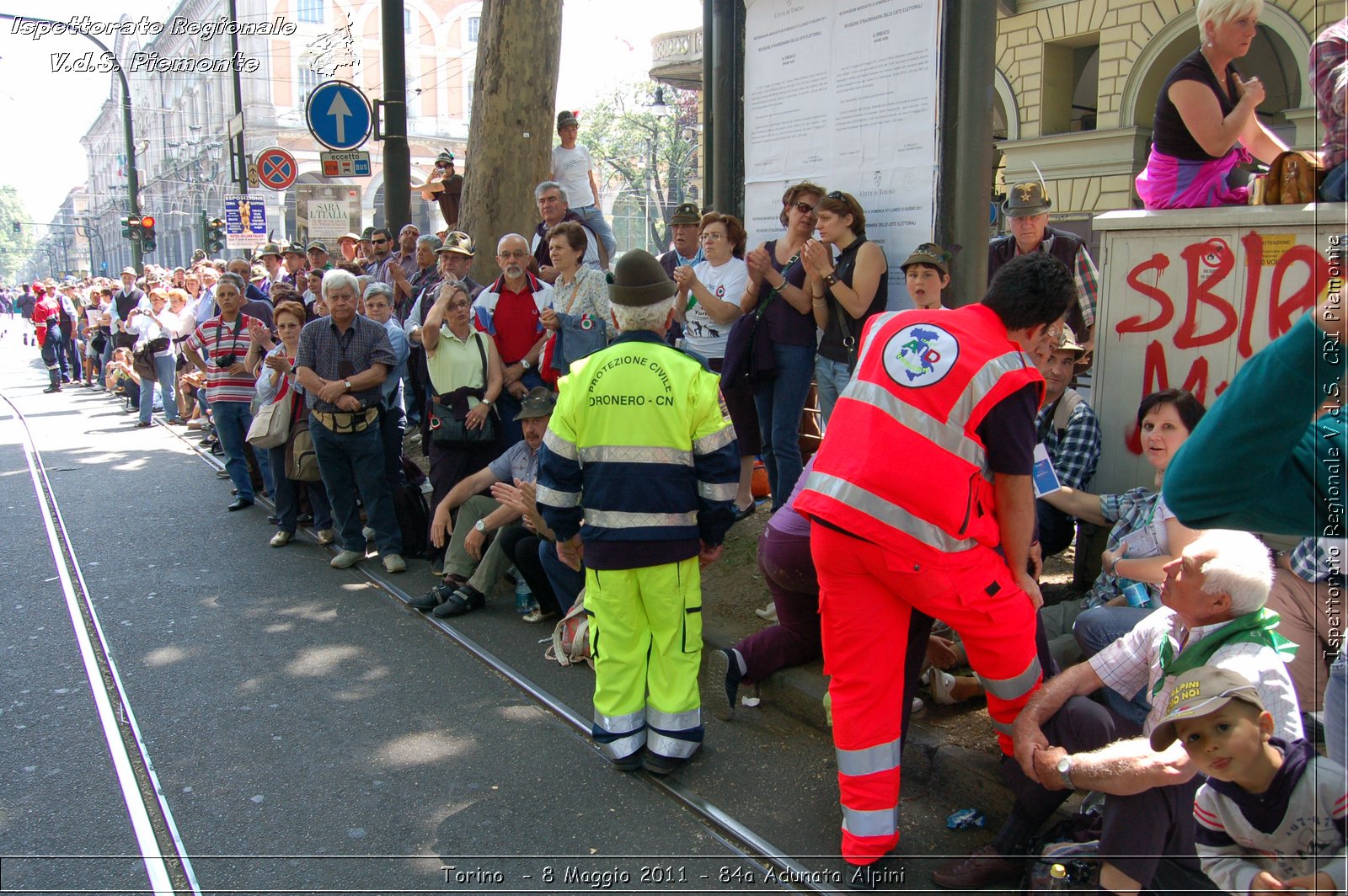 Torino  - 8 Maggio 2011 - 84a Adunata Nazionale Alpini -  Croce Rossa Italiana - Ispettorato Regionale Volontari del Soccorso Piemonte