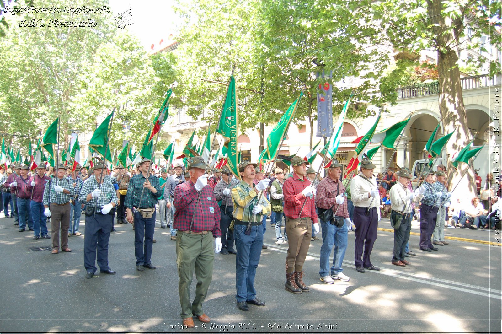 Torino  - 8 Maggio 2011 - 84a Adunata Nazionale Alpini -  Croce Rossa Italiana - Ispettorato Regionale Volontari del Soccorso Piemonte