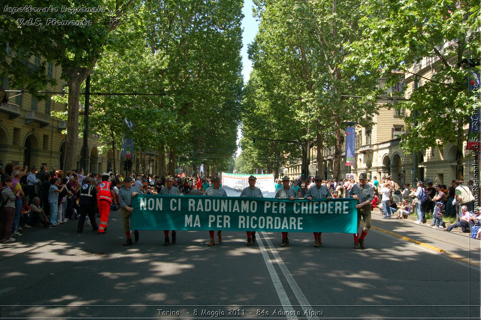 Torino  - 8 Maggio 2011 - 84a Adunata Nazionale Alpini -  Croce Rossa Italiana - Ispettorato Regionale Volontari del Soccorso Piemonte