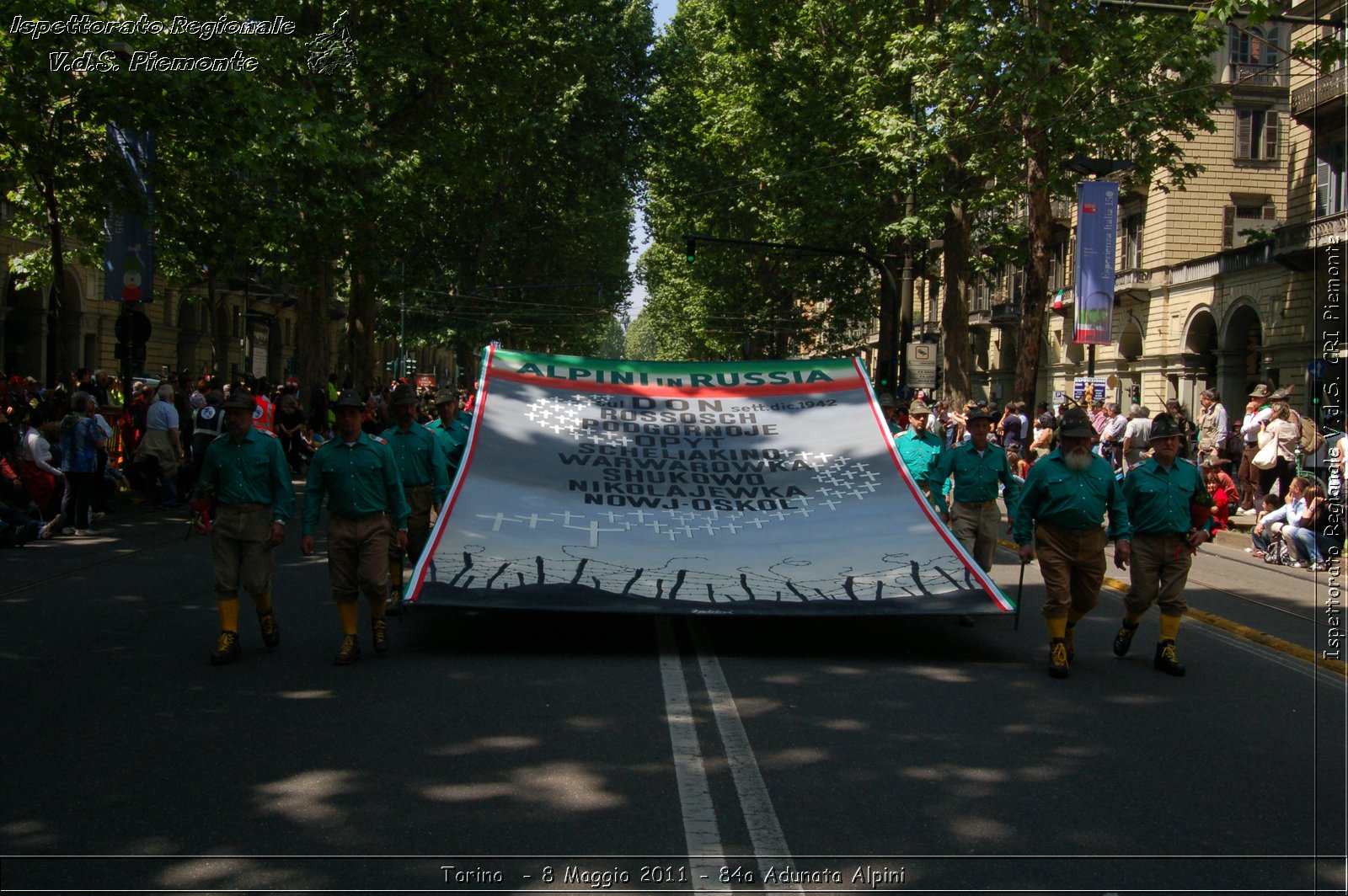 Torino  - 8 Maggio 2011 - 84a Adunata Nazionale Alpini -  Croce Rossa Italiana - Ispettorato Regionale Volontari del Soccorso Piemonte