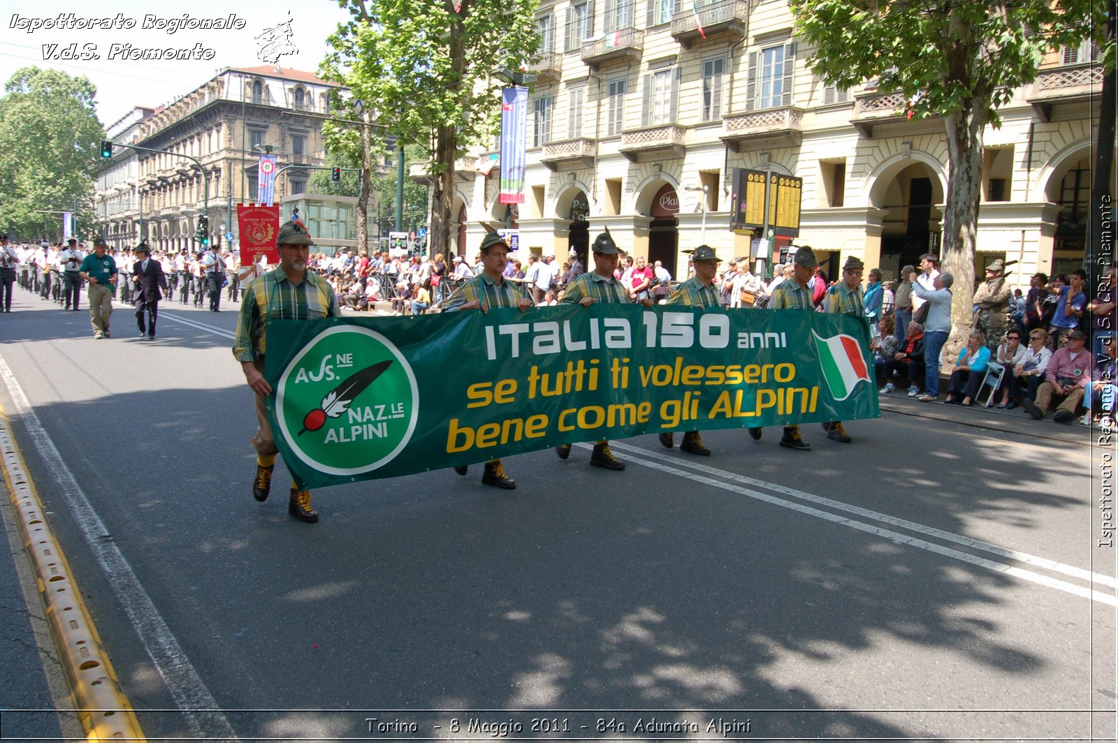 Torino  - 8 Maggio 2011 - 84a Adunata Nazionale Alpini -  Croce Rossa Italiana - Ispettorato Regionale Volontari del Soccorso Piemonte