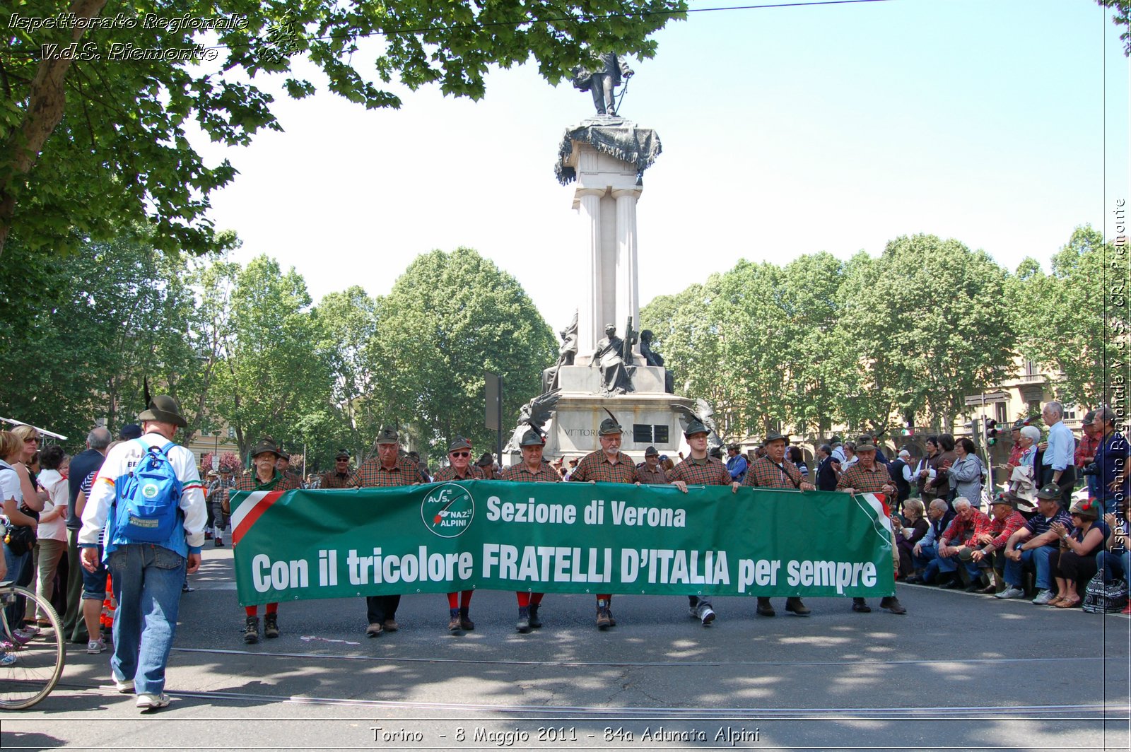 Torino  - 8 Maggio 2011 - 84a Adunata Nazionale Alpini -  Croce Rossa Italiana - Ispettorato Regionale Volontari del Soccorso Piemonte