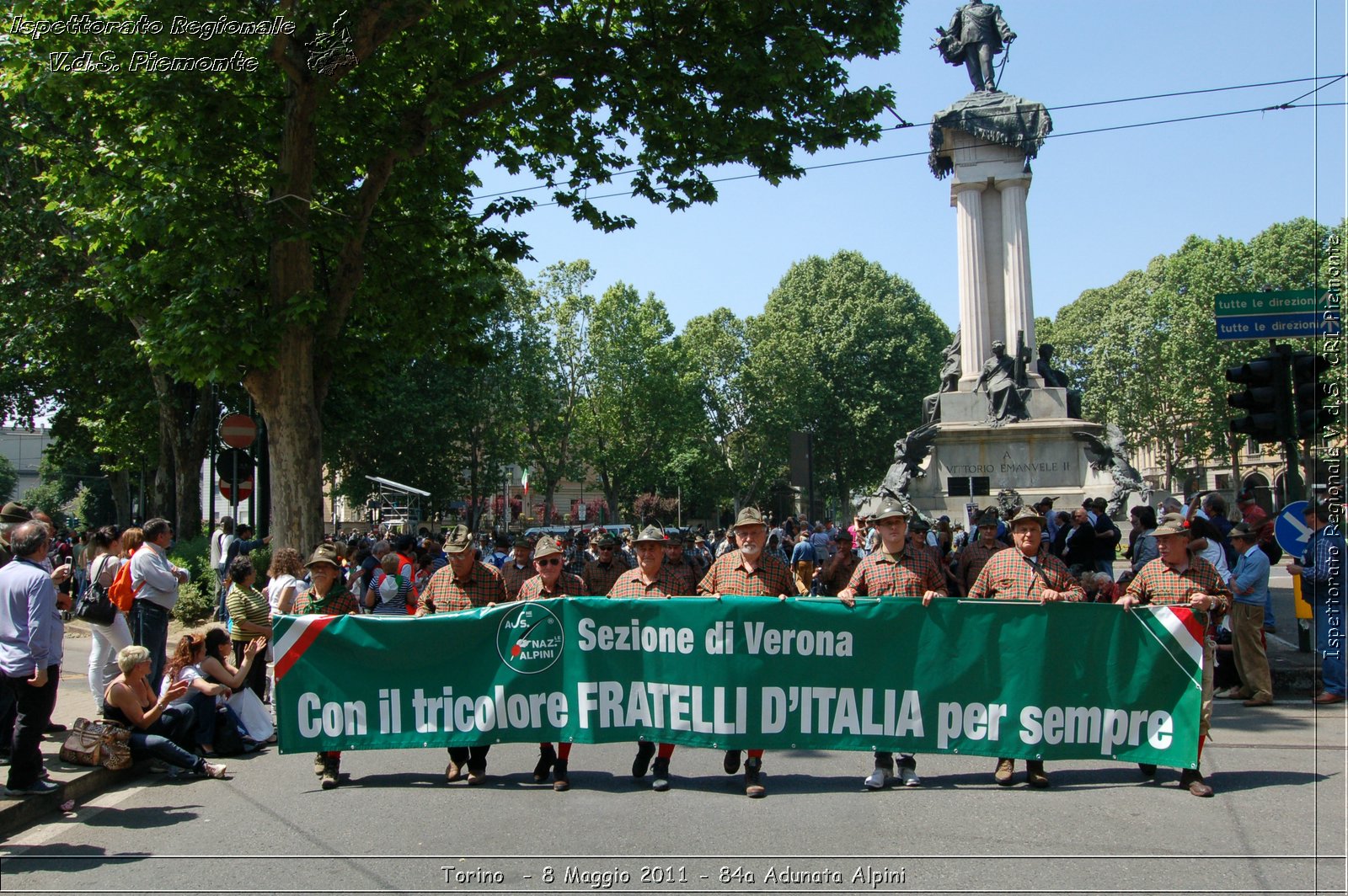 Torino  - 8 Maggio 2011 - 84a Adunata Nazionale Alpini -  Croce Rossa Italiana - Ispettorato Regionale Volontari del Soccorso Piemonte
