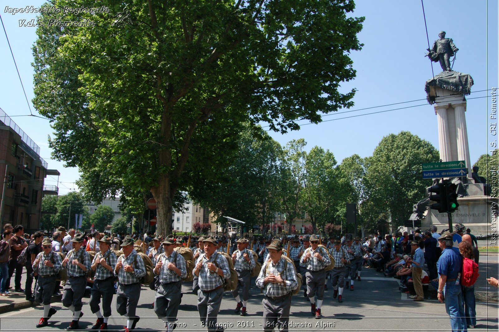 Torino  - 8 Maggio 2011 - 84a Adunata Nazionale Alpini -  Croce Rossa Italiana - Ispettorato Regionale Volontari del Soccorso Piemonte