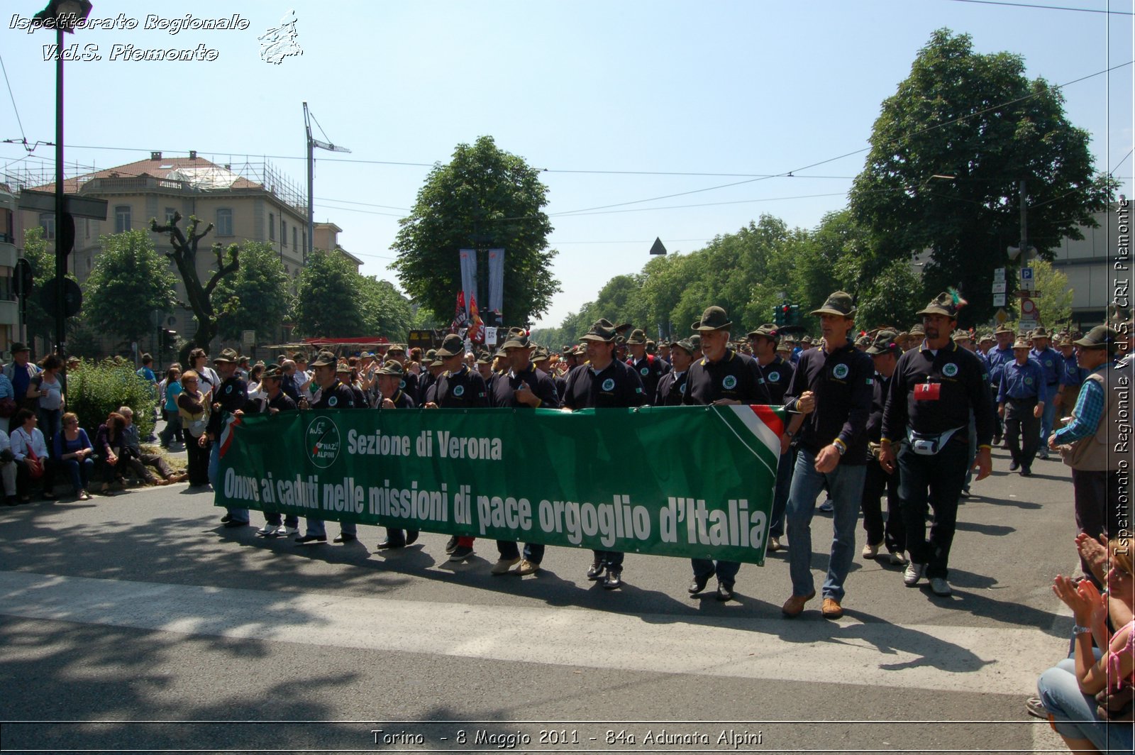 Torino  - 8 Maggio 2011 - 84a Adunata Nazionale Alpini -  Croce Rossa Italiana - Ispettorato Regionale Volontari del Soccorso Piemonte