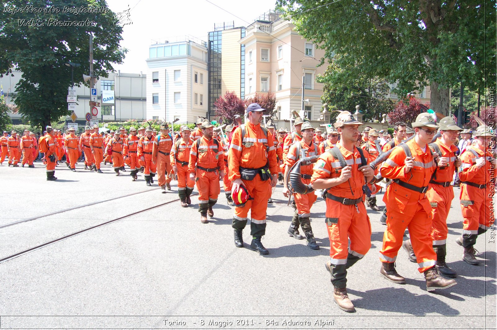 Torino  - 8 Maggio 2011 - 84a Adunata Nazionale Alpini -  Croce Rossa Italiana - Ispettorato Regionale Volontari del Soccorso Piemonte