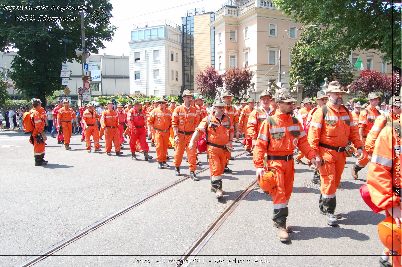 Torino  - 8 Maggio 2011 - 84a Adunata Nazionale Alpini -  Croce Rossa Italiana - Ispettorato Regionale Volontari del Soccorso Piemonte