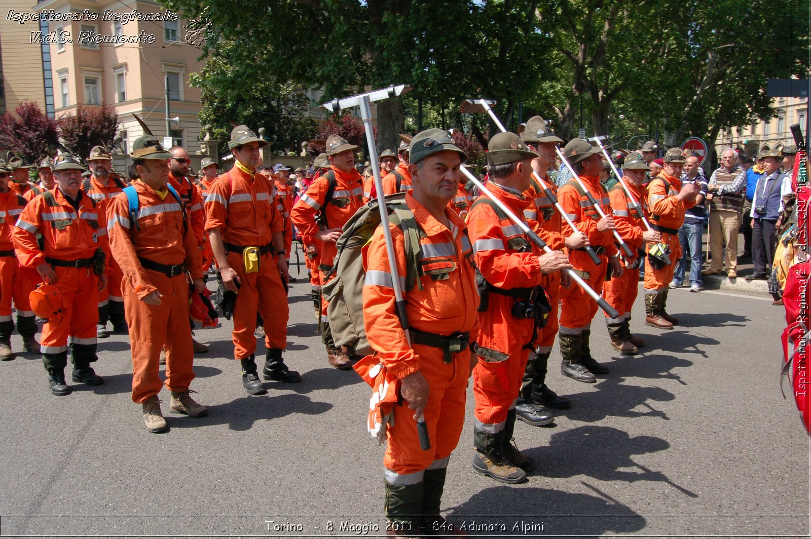 Torino  - 8 Maggio 2011 - 84a Adunata Nazionale Alpini -  Croce Rossa Italiana - Ispettorato Regionale Volontari del Soccorso Piemonte