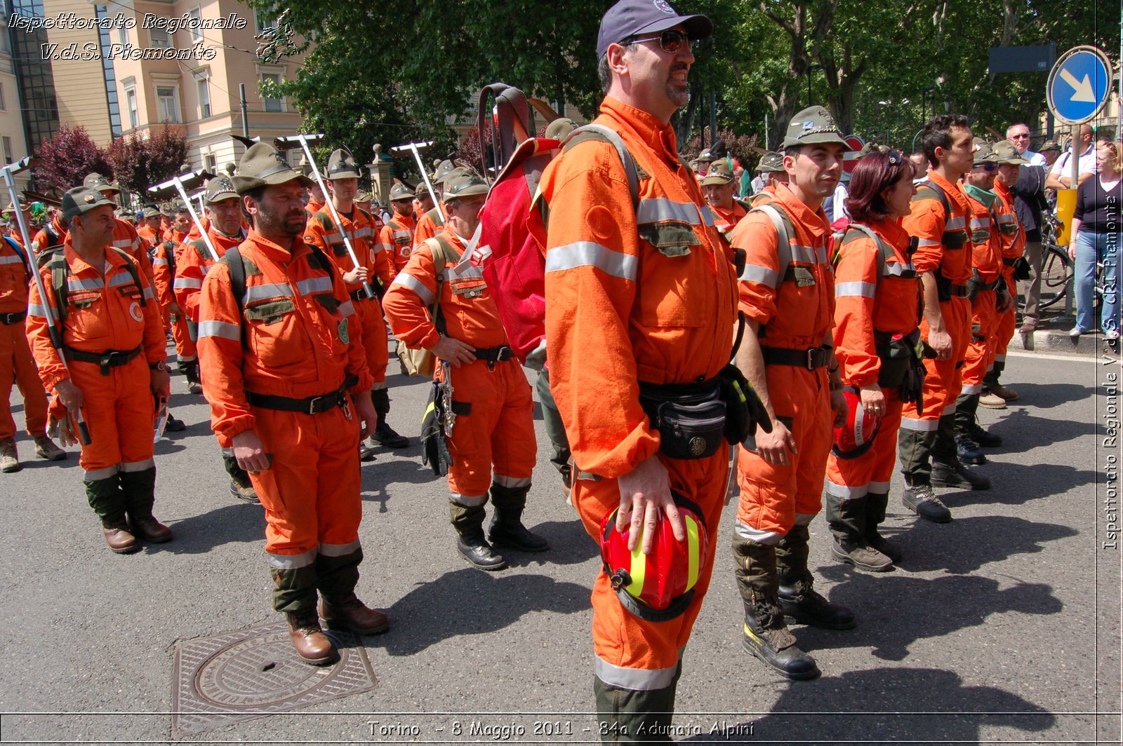 Torino  - 8 Maggio 2011 - 84a Adunata Nazionale Alpini -  Croce Rossa Italiana - Ispettorato Regionale Volontari del Soccorso Piemonte