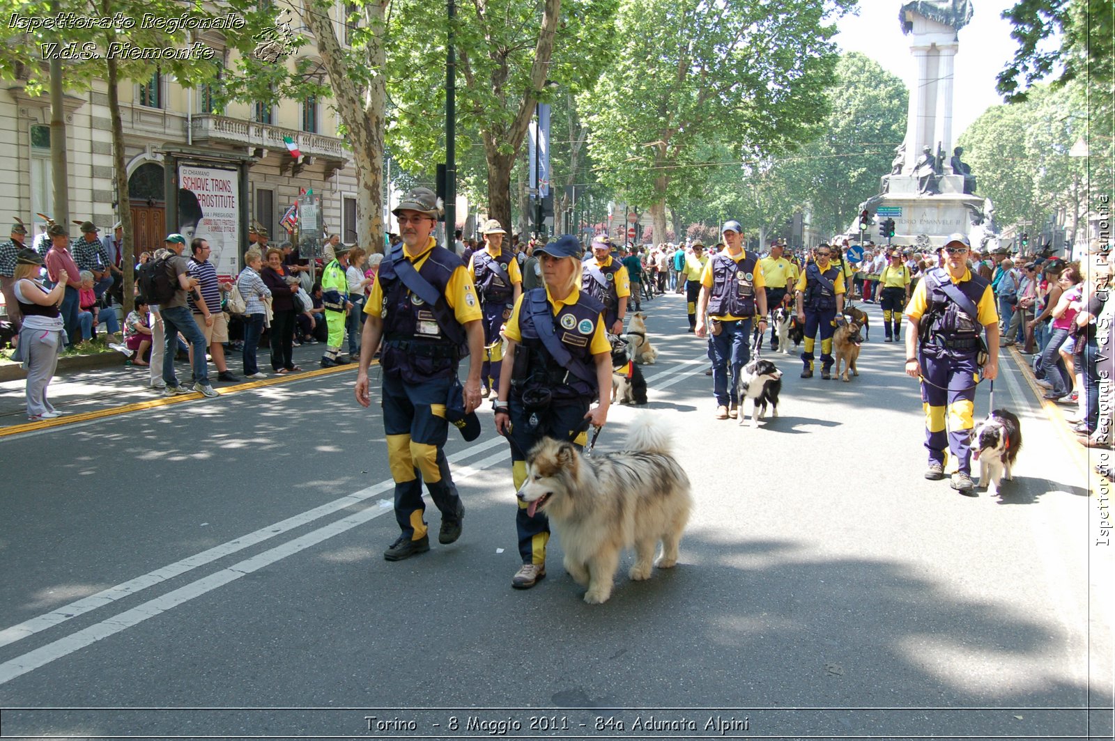 Torino  - 8 Maggio 2011 - 84a Adunata Nazionale Alpini -  Croce Rossa Italiana - Ispettorato Regionale Volontari del Soccorso Piemonte