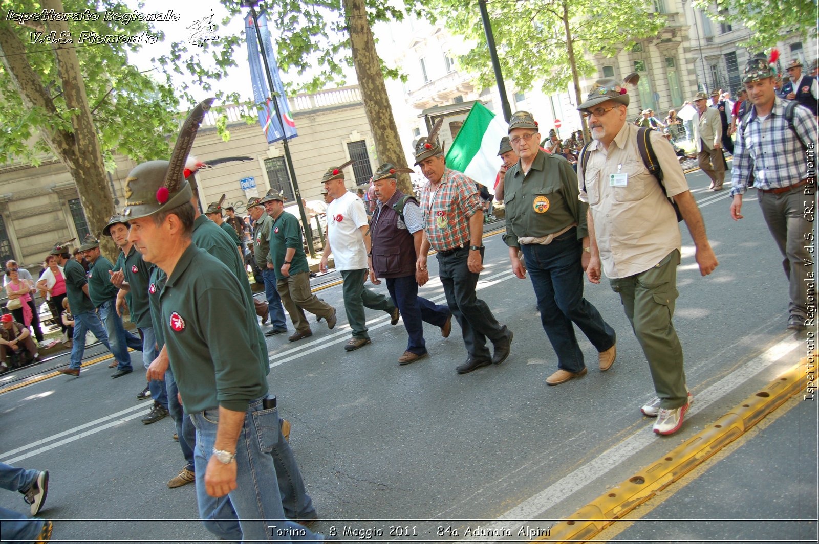 Torino  - 8 Maggio 2011 - 84a Adunata Nazionale Alpini -  Croce Rossa Italiana - Ispettorato Regionale Volontari del Soccorso Piemonte