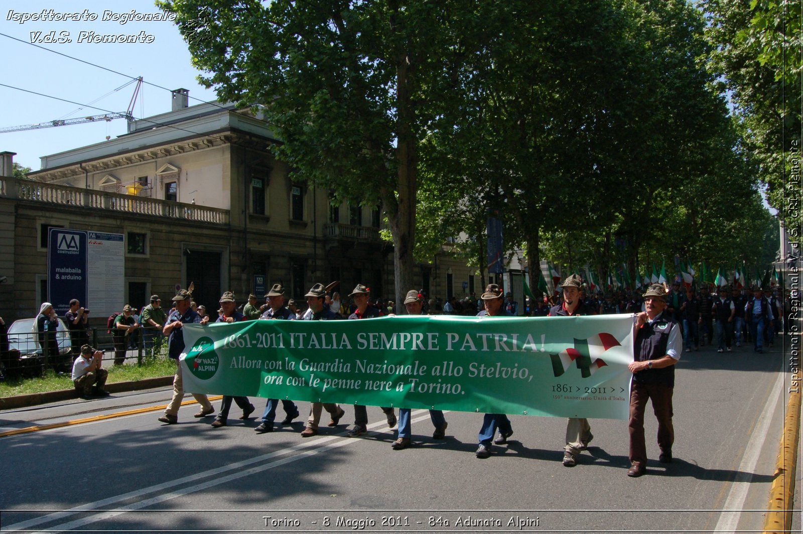 Torino  - 8 Maggio 2011 - 84a Adunata Nazionale Alpini -  Croce Rossa Italiana - Ispettorato Regionale Volontari del Soccorso Piemonte