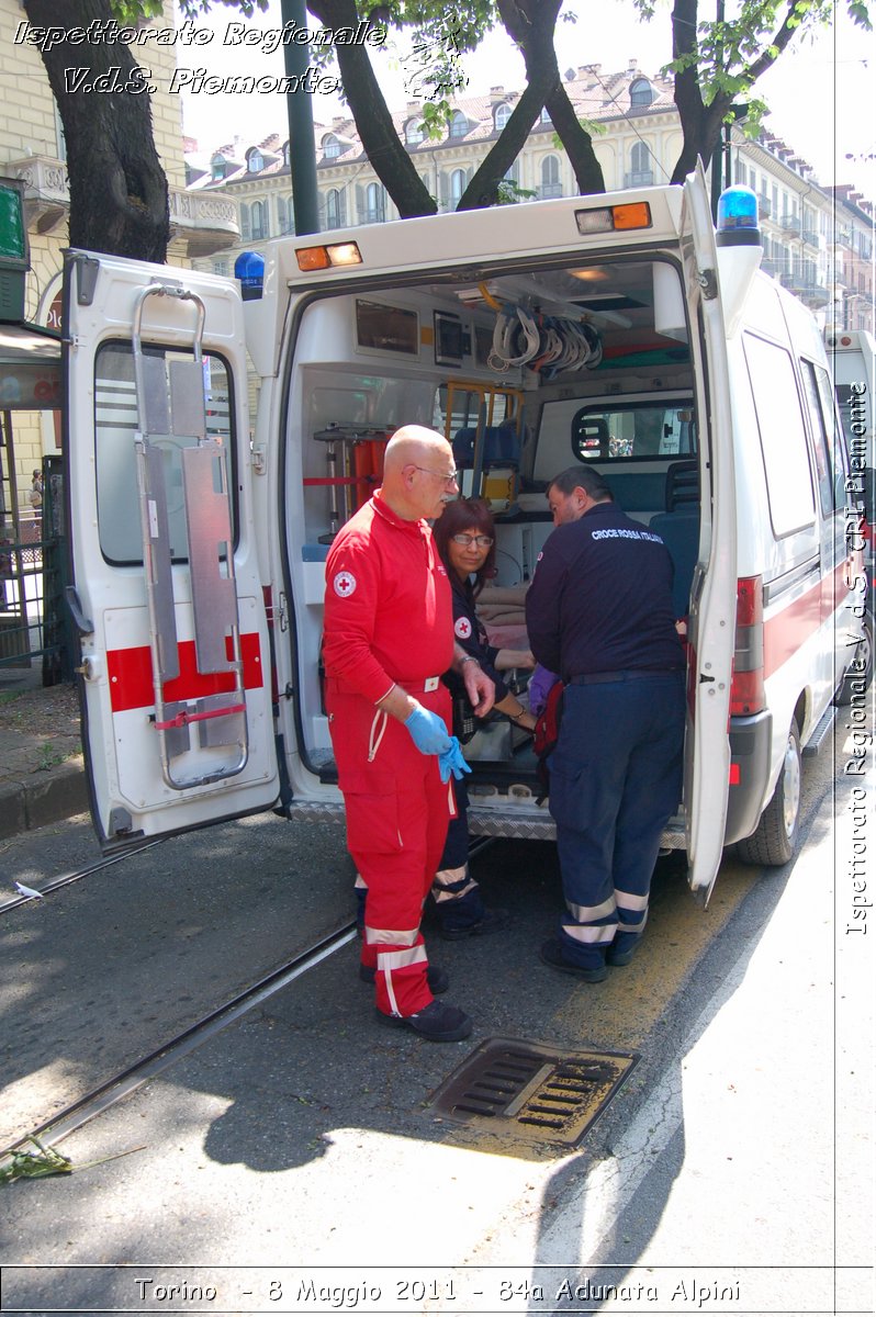 Torino  - 8 Maggio 2011 - 84a Adunata Nazionale Alpini -  Croce Rossa Italiana - Ispettorato Regionale Volontari del Soccorso Piemonte