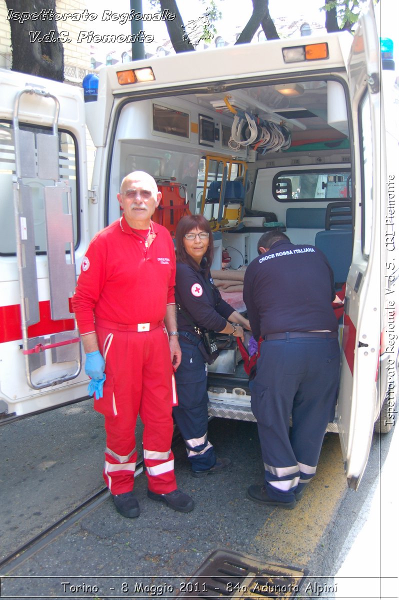Torino  - 8 Maggio 2011 - 84a Adunata Nazionale Alpini -  Croce Rossa Italiana - Ispettorato Regionale Volontari del Soccorso Piemonte