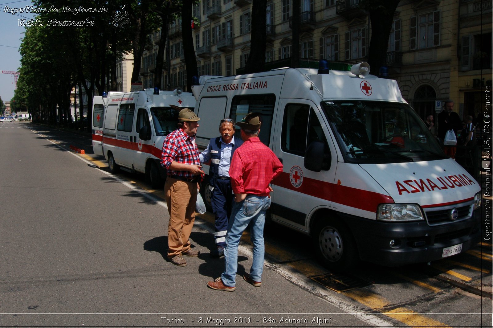 Torino  - 8 Maggio 2011 - 84a Adunata Nazionale Alpini -  Croce Rossa Italiana - Ispettorato Regionale Volontari del Soccorso Piemonte