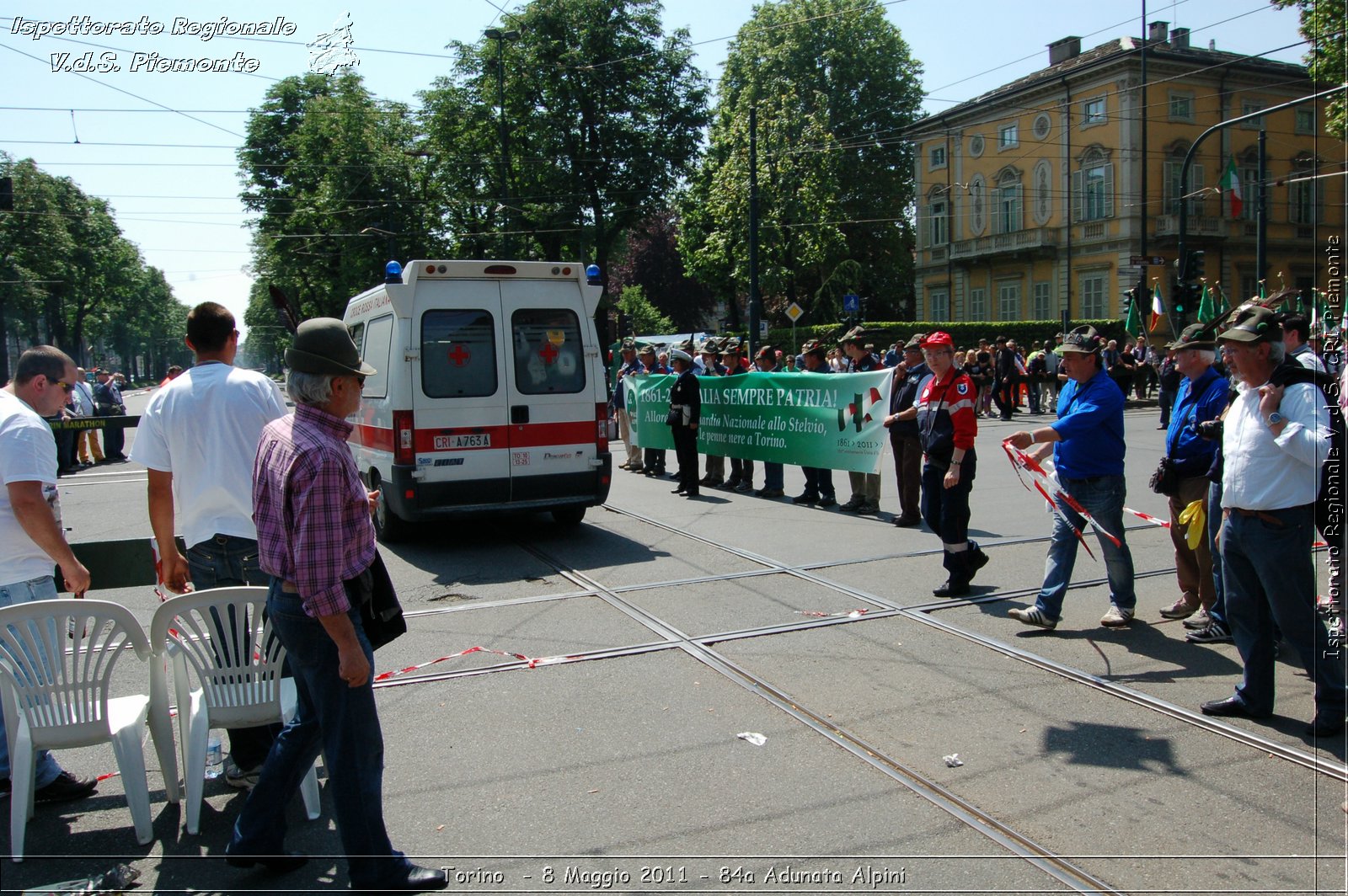 Torino  - 8 Maggio 2011 - 84a Adunata Nazionale Alpini -  Croce Rossa Italiana - Ispettorato Regionale Volontari del Soccorso Piemonte