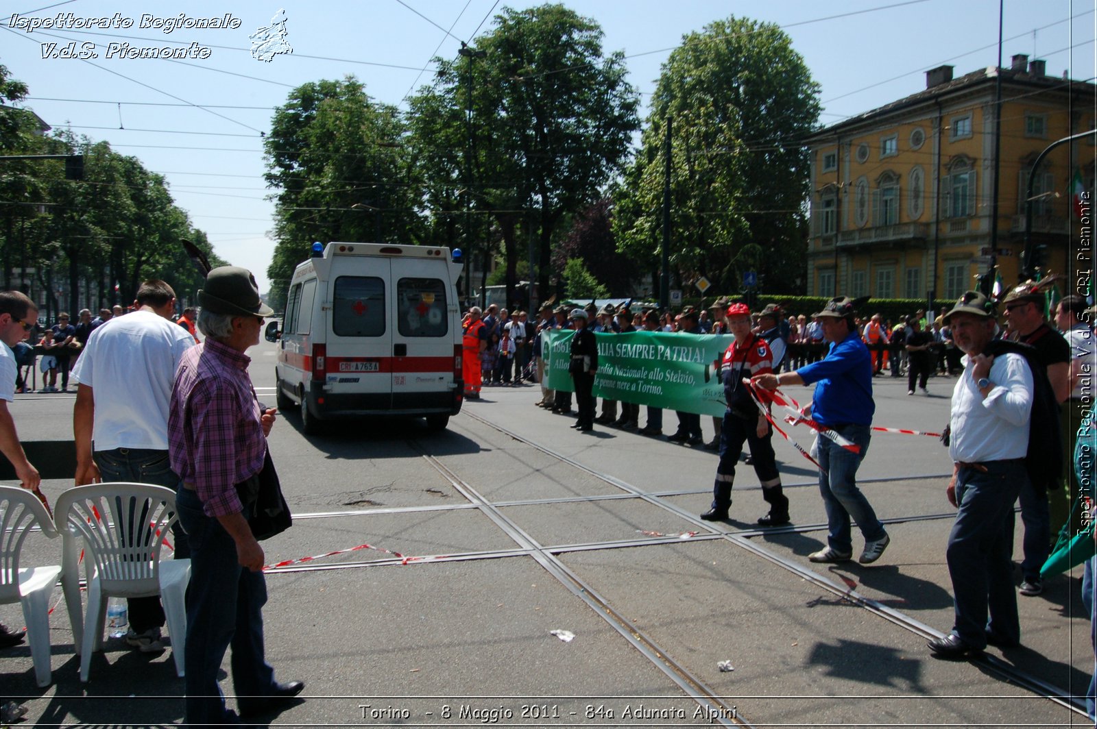 Torino  - 8 Maggio 2011 - 84a Adunata Nazionale Alpini -  Croce Rossa Italiana - Ispettorato Regionale Volontari del Soccorso Piemonte