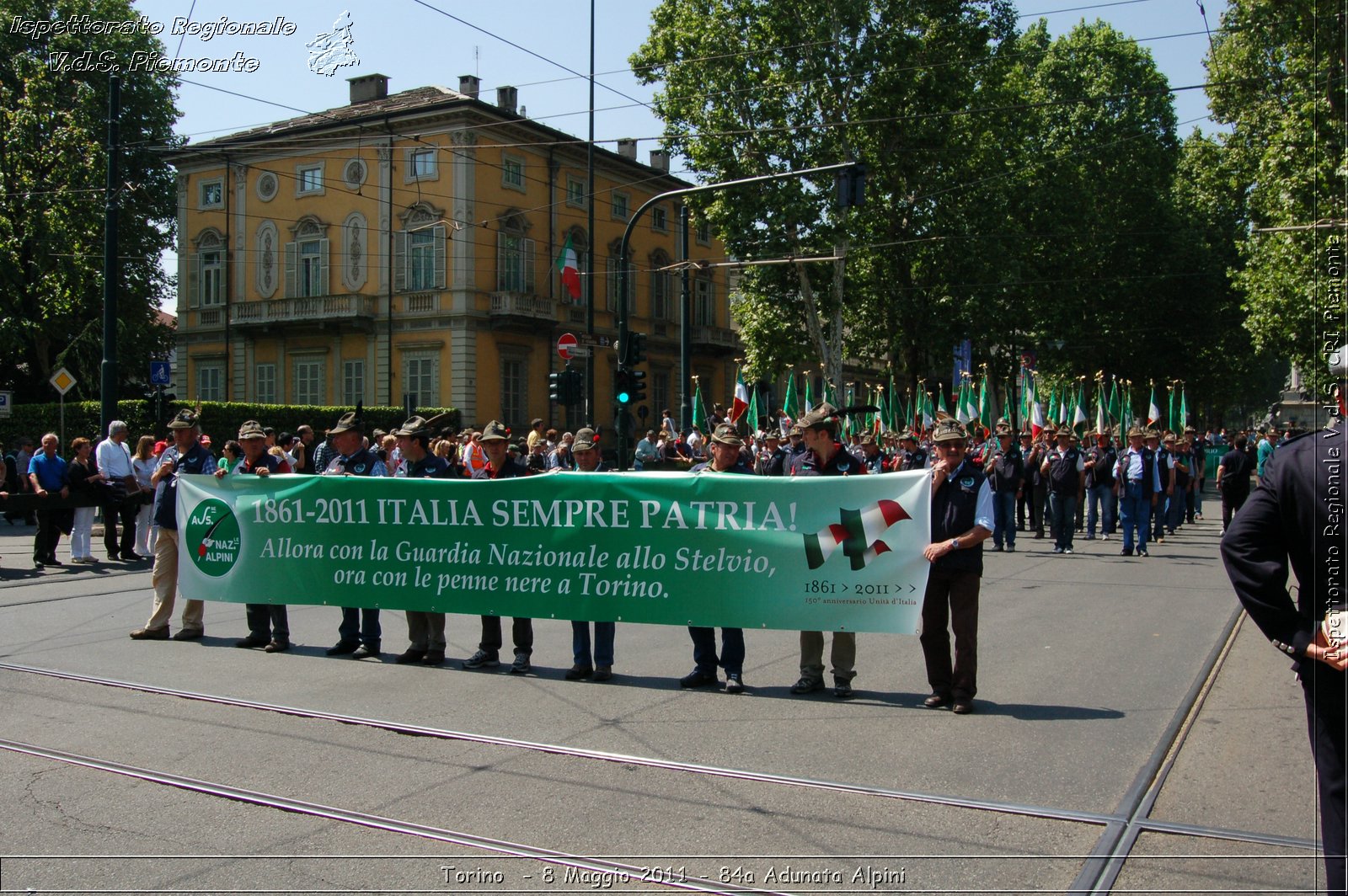 Torino  - 8 Maggio 2011 - 84a Adunata Nazionale Alpini -  Croce Rossa Italiana - Ispettorato Regionale Volontari del Soccorso Piemonte