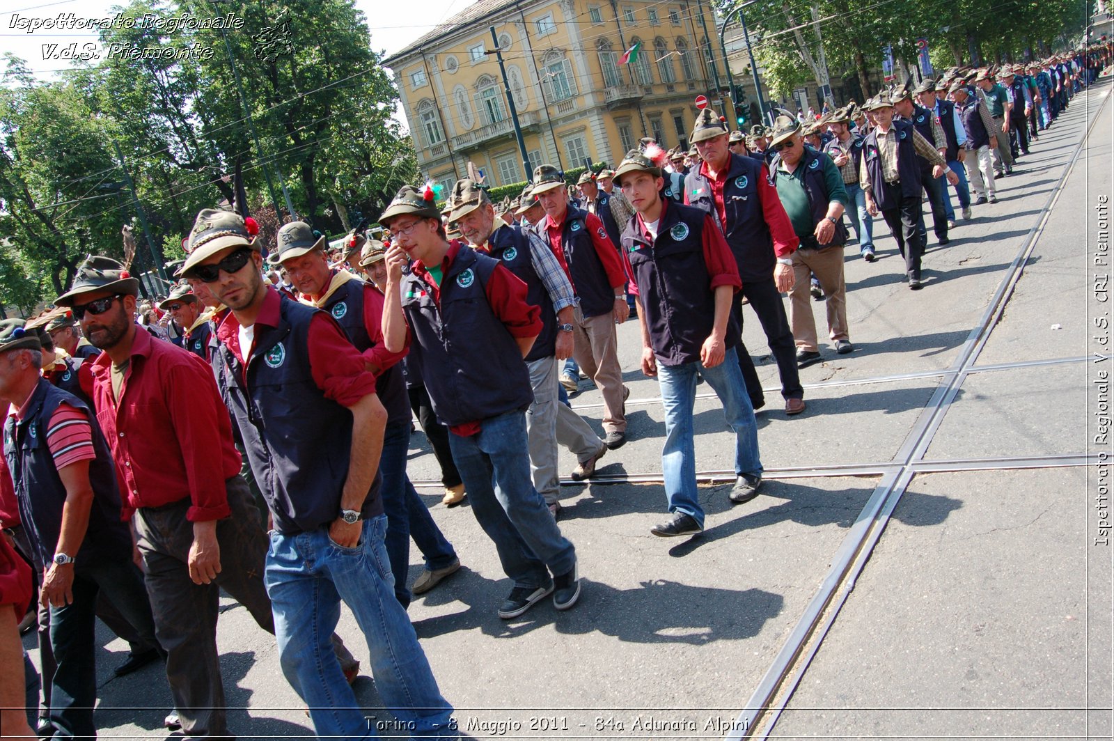 Torino  - 8 Maggio 2011 - 84a Adunata Nazionale Alpini -  Croce Rossa Italiana - Ispettorato Regionale Volontari del Soccorso Piemonte