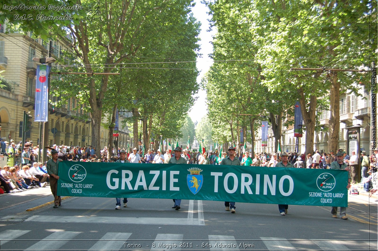 Torino  - 8 Maggio 2011 - 84a Adunata Nazionale Alpini -  Croce Rossa Italiana - Ispettorato Regionale Volontari del Soccorso Piemonte