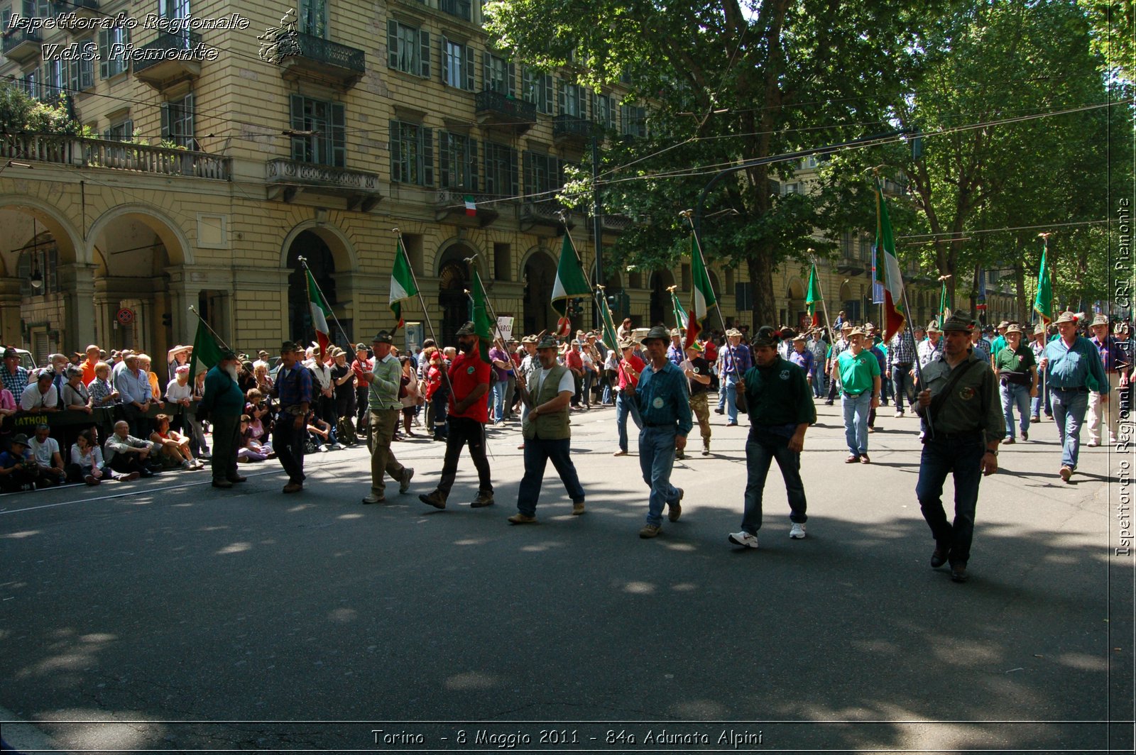 Torino  - 8 Maggio 2011 - 84a Adunata Nazionale Alpini -  Croce Rossa Italiana - Ispettorato Regionale Volontari del Soccorso Piemonte