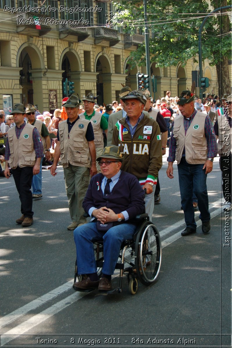 Torino  - 8 Maggio 2011 - 84a Adunata Nazionale Alpini -  Croce Rossa Italiana - Ispettorato Regionale Volontari del Soccorso Piemonte