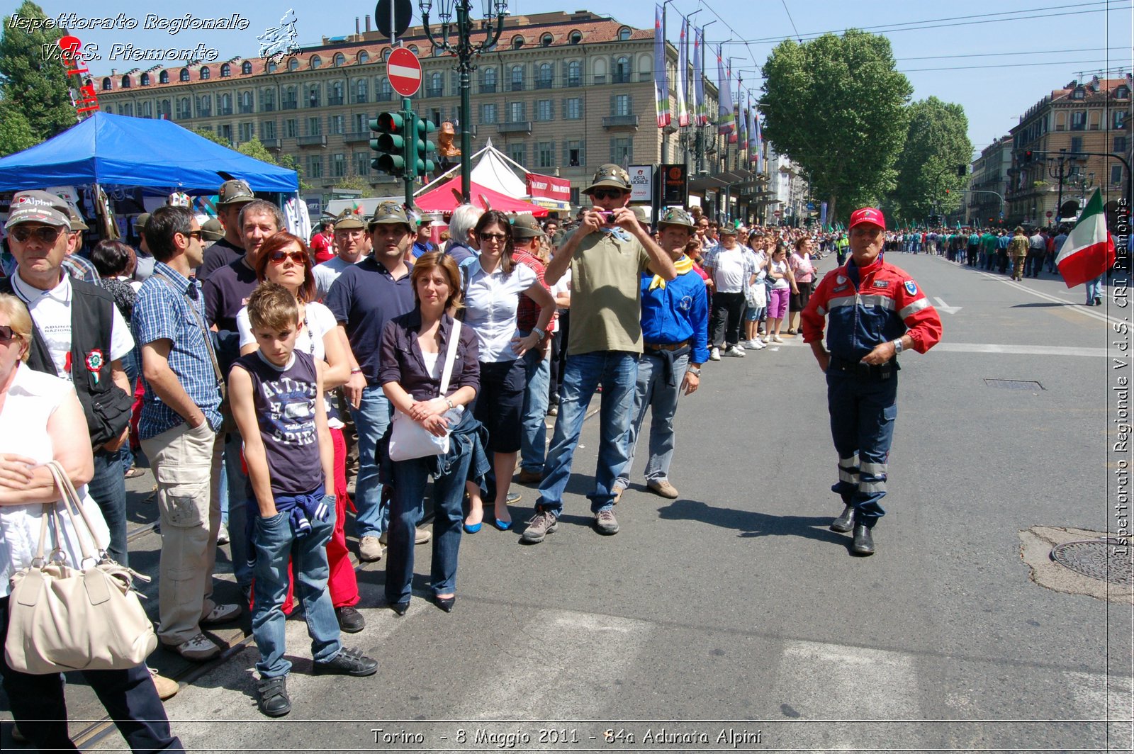 Torino  - 8 Maggio 2011 - 84a Adunata Nazionale Alpini -  Croce Rossa Italiana - Ispettorato Regionale Volontari del Soccorso Piemonte