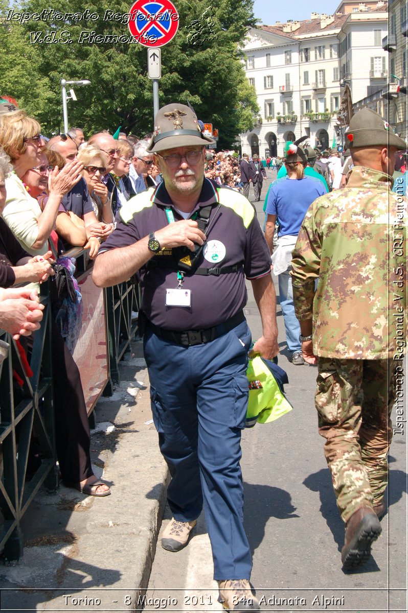Torino  - 8 Maggio 2011 - 84a Adunata Nazionale Alpini -  Croce Rossa Italiana - Ispettorato Regionale Volontari del Soccorso Piemonte
