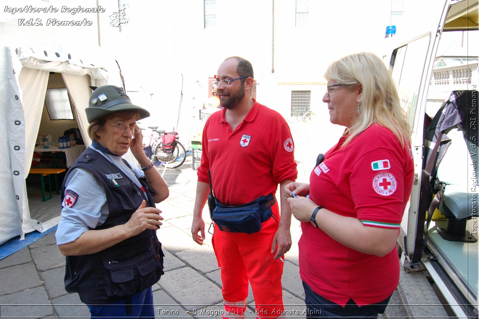 Torino  - 8 Maggio 2011 - 84a Adunata Nazionale Alpini -  Croce Rossa Italiana - Ispettorato Regionale Volontari del Soccorso Piemonte