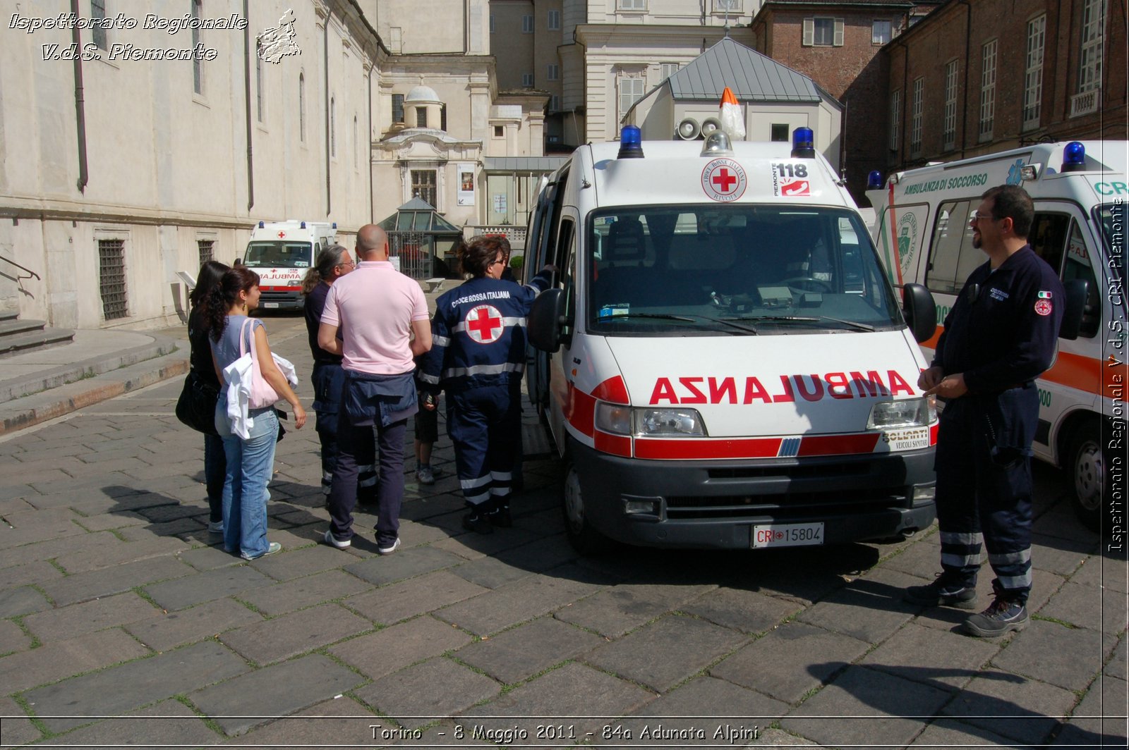 Torino  - 8 Maggio 2011 - 84a Adunata Nazionale Alpini -  Croce Rossa Italiana - Ispettorato Regionale Volontari del Soccorso Piemonte